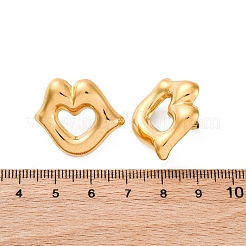 304 Stainless Steel Stud Earrings for Women&nbsp;EJEW-F357-03G-01