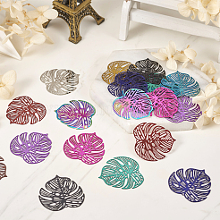 48Pcs 12 Styles 430 & 201 Stainless Steel Filigree Pendants&nbsp;STAS-TA0002-19