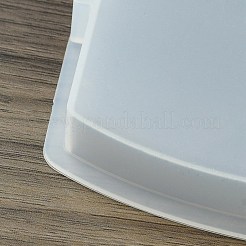 ハート型キャンドルホルダー付きイースターエッグシリコン型  香りのよいキャンドル作りに  ホワイト  14.2x11.2x1.3cm&nbsp;LS-SIL-Z019-01C