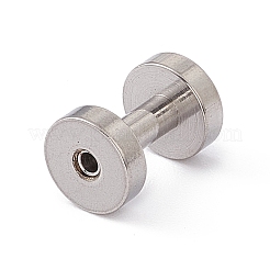 Non-Tarnish 304 Stainless Steel Ear Plugs Gauges&nbsp;EJEW-G317-01C-P