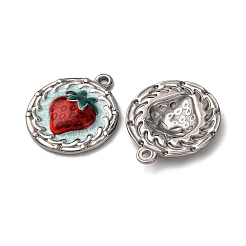 304 Stainless Steel Enamel Pendants&nbsp;STAS-P406-24P