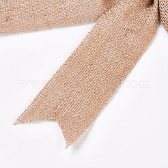 Linen Bowknot&nbsp;DIY-WH0089-02