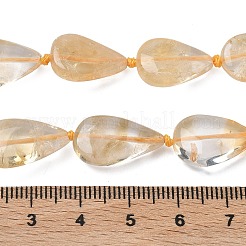 Heated Natural Citrine Beads Strands&nbsp;G-L650-H01-02
