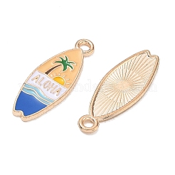 Alloy Enamel Pendants&nbsp;AL-CBAE435-01G