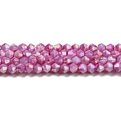 Opaque Baking Paint Glass Beads Strands&nbsp;DGLA-F002-01