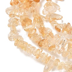 Natural Citrine Beads Strands&nbsp;GG-CBAAEDE-A01-B