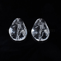 透明なアクリルビーズ  ティアドロップ  透明  16.5x13.5x10.5mm  穴：1.8mm  約510個/500g&nbsp;TACR-N009-35