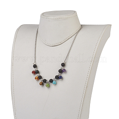 Gemstone Natural & Synthetic Mixed Stone Beads Jewelry Sets&nbsp;SJEW-JS00950