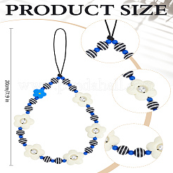 1Pc Acrylic Nylon Rope Mobile Straps&nbsp;HJEW-LP0001-94