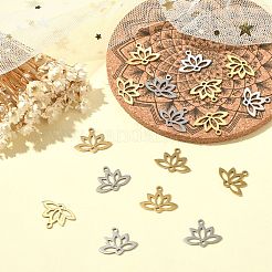 30Pcs 2 Colors 201 Stainless Steel Pendants&nbsp;RESI-SZ0003-21