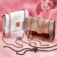 3Pcs 3 Colors Zinc Alloy Wheat Chain Bag Straps&nbsp;FIND-WR0009-19