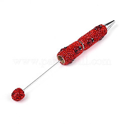 Resin & Polymer Clay Pave Rhinestone Ball-Point Pen&nbsp;AJEW-T013-04A