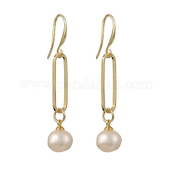 Natural Cultured Freshwater Pearl Dangle Earrings&nbsp;EJEW-JE07217