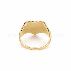 Rack Plating Light Gold Alloy Enamel Wide Band Rings&nbsp;RJEW-Q163-002-RS