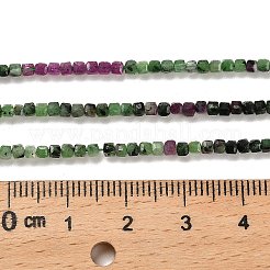 Natural Ruby in Zoisite Beads Strands&nbsp;G-K373-A02-01