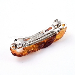 Platinum Plated Iron Hair Barrette&nbsp;OHAR-JH00020-M