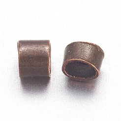 1700pcs 1.5mm Brass Tube Crimp End Beads&nbsp;X-E001-NFR