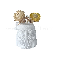 Jiahui mei diy サンタクロース 石膏 植木鉢 シリコン型 クリスタル ドロップ 樹脂型  サンタクロース  105x110x113mm&nbsp;PW-WG14CB1-01