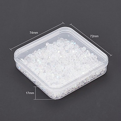 500Pcs Faceted Bicone Electroplate Glass Beads Strands&nbsp;EGLA-YW0001-08