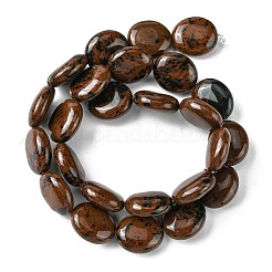 Natural Mahogany Obsidian Beads Strands&nbsp;G-K365-B09-03
