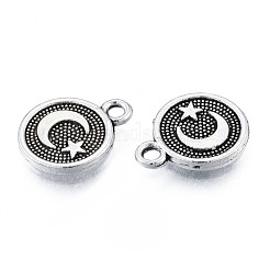 Tibetan Style Alloy Charms&nbsp;TIBEP-N012-15