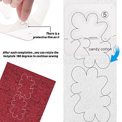 Transparent Acrylic Sewing Template&nbsp;DIY-GF0002-88