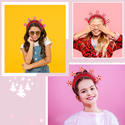 Cloth Lollipop Hair Bands for Women Girl&nbsp;OHAR-WH0021-89A