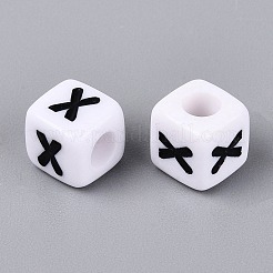 Opaque Acrylic Beads&nbsp;SACR-N020-04A-X