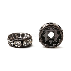 Brass Rhinestone Spacer Beads&nbsp;RB-A014-Z10mm-01B