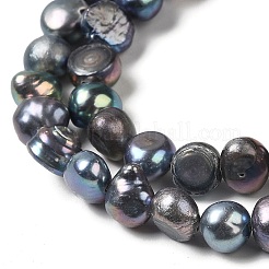 Natural Cultured Freshwater Pearl Beads Strands&nbsp;PEAR-E017-33