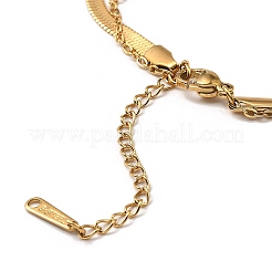 304 Stainless Steel Trinity Knot 2-Strand Square Snake Chains Bracelets for Women&nbsp;BJEW-Q335-03G