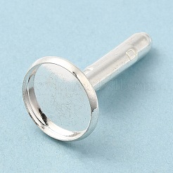 Flat Round Brass Cuff Settings&nbsp;LS-KK-XCP0001-72S