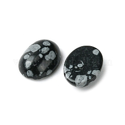 Synthetic Snowflake Obsidian Cabochons&nbsp;G-A094-01B-35