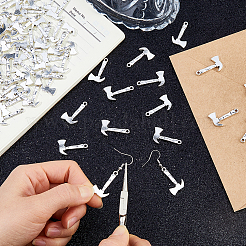 チベット風アロイペンダント80個  斧チャーム  アンティークシルバー  26x15x2mm  穴：1.8mm&nbsp;TIBE-DC0001-27