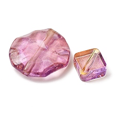 Two Tone Transparent Acrylic Beads&nbsp;OACR-Z041-18