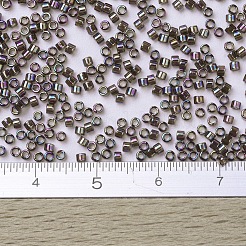 MIYUKIデリカビーズ  シリンダー  日本製シードビーズ  11/0  （db0180)トランスペアレントルートビールab  1.3x1.6mm  穴：0.8mm  約2000PCS /ボトル  10 G /ボトル&nbsp;SEED-JP0008-DB0180