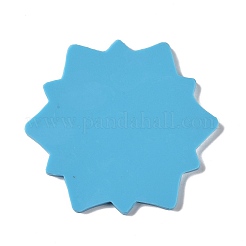 DIY Six Syllable Mantra Pattern Lotus Shape Coaster Food Grade Silicone Molds&nbsp;DIY-G083-01