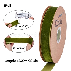 Velvet Ribbon&nbsp;SRIB-WH0006-18H