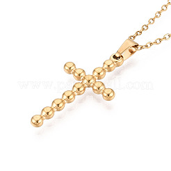 304 Stainless Steel Pendant Necklaces&nbsp;NJEW-T018-29G