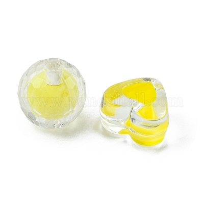 Opaque & Transparent Acrylic Beads&nbsp;MACR-YW0002-01H-1