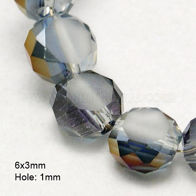 Electroplate Glass Beads&nbsp;EGLA-D028-05-1
