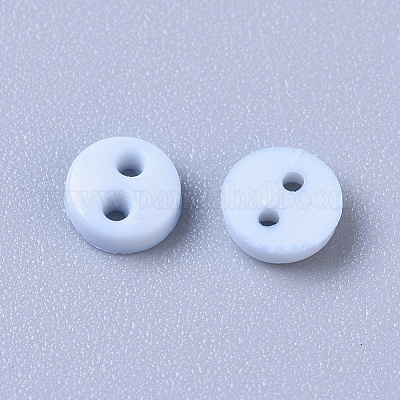 Nylon Tiny Button&nbsp;BUTT-WH0014-28A-1