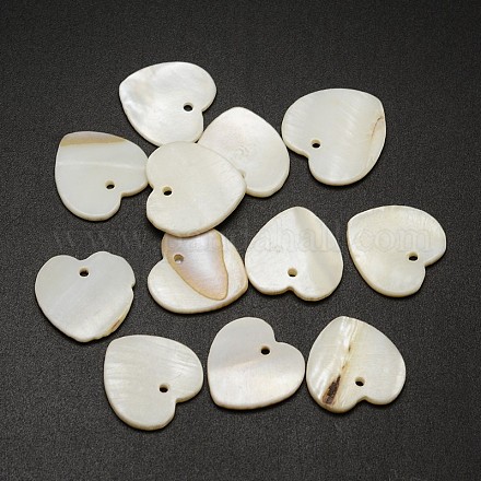 Wholesale Shell Heart Pendants - Pandahall.com