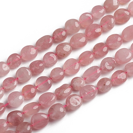 Natural Rose Quartz Beads Strands&nbsp;G-D0002-D63-1