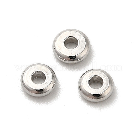 Brass Spacer Beads KK-P249-04A-P-1