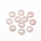 Natural Rose Quartz Cabochons, Half Round/Dome, 8x4mm