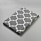 Polyester Tablecloths, Rectangle with Moroccan Pattern, Gray, 3270x3080x0.5mm
