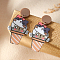 Funny Animal Acrylic Stud Earrings, Cat Shape