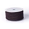 Polyester Braided Cord, Coconut Brown, 3mm, about 8.74 yards(8m)/roll