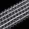 Transparent Glass Beads Strands, Round, Clear, 4~4.5mm, Hole: 0.8mm, about 97~99pcs/strand, 14.76 inch~14.96 inch(37.5~38cm)